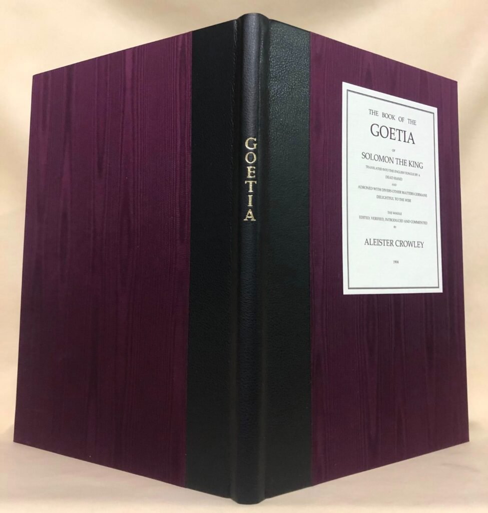 Goetia Aleister Crowley facsimile annotated copy Hell Fire Club rare occult