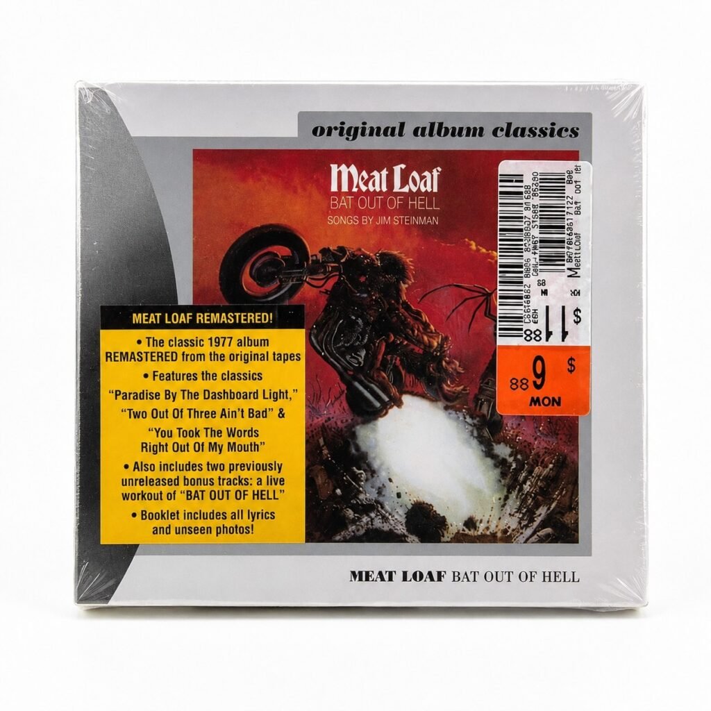 Meat Loaf Bat Out of Hell CD NEW SEALED Remastered 2001 Bonus Tracks Legacy