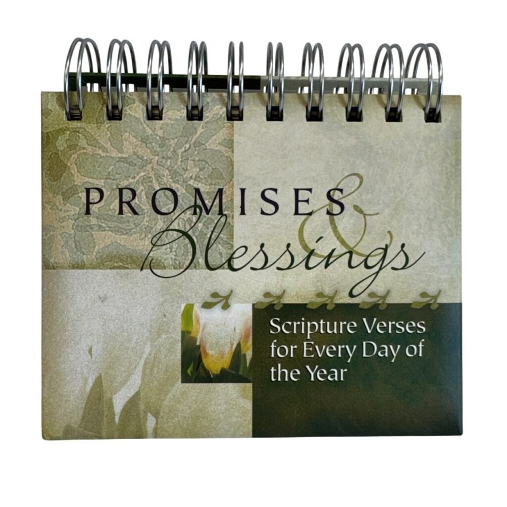 DaySpring Promises & Blessings Perpetual Flip Calendar Scripture Verses DS 16766
