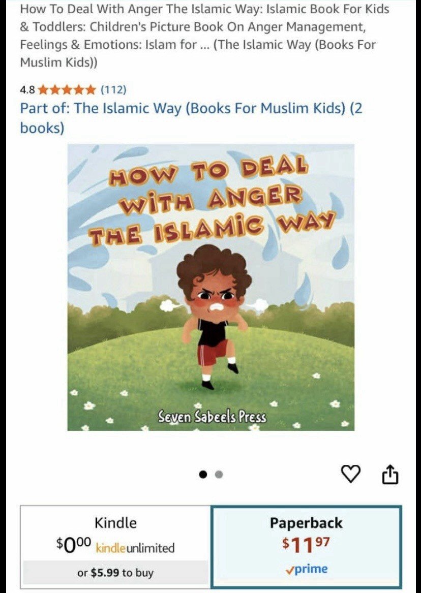 How To Deal With Anger The Islamic Way: Islamic Book For Kids & Toddlers: