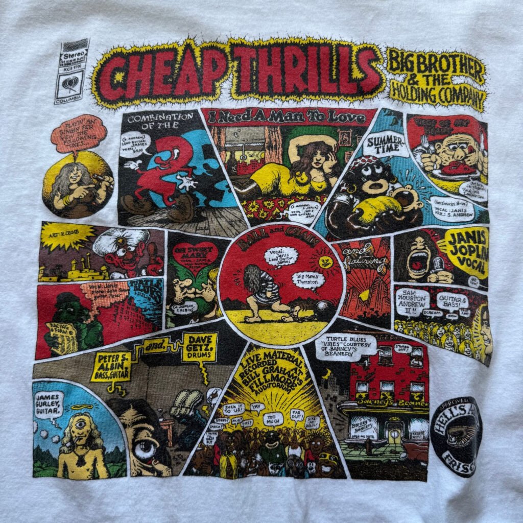 Cheap Thrills Big Brother The Holding Company Hell's Shirt BOT_038 FREE SHIPPING