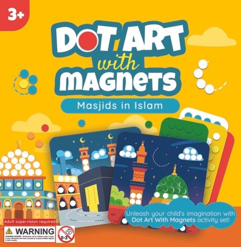 Dot Art with Magnets: Masjids in Islam Hardcover by Islam Village