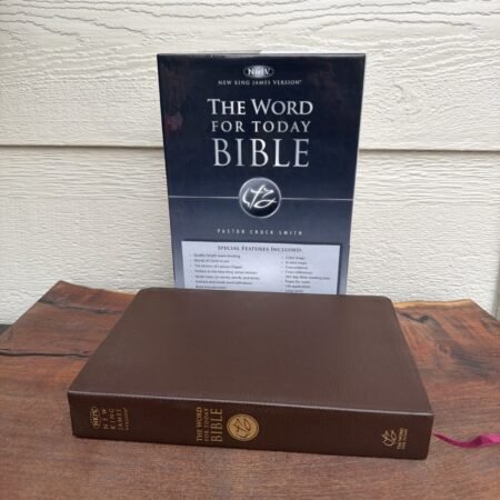 The Word for Today Bible NKJV Chuck Smith - Nelson Genuine Leather Index w/ Box