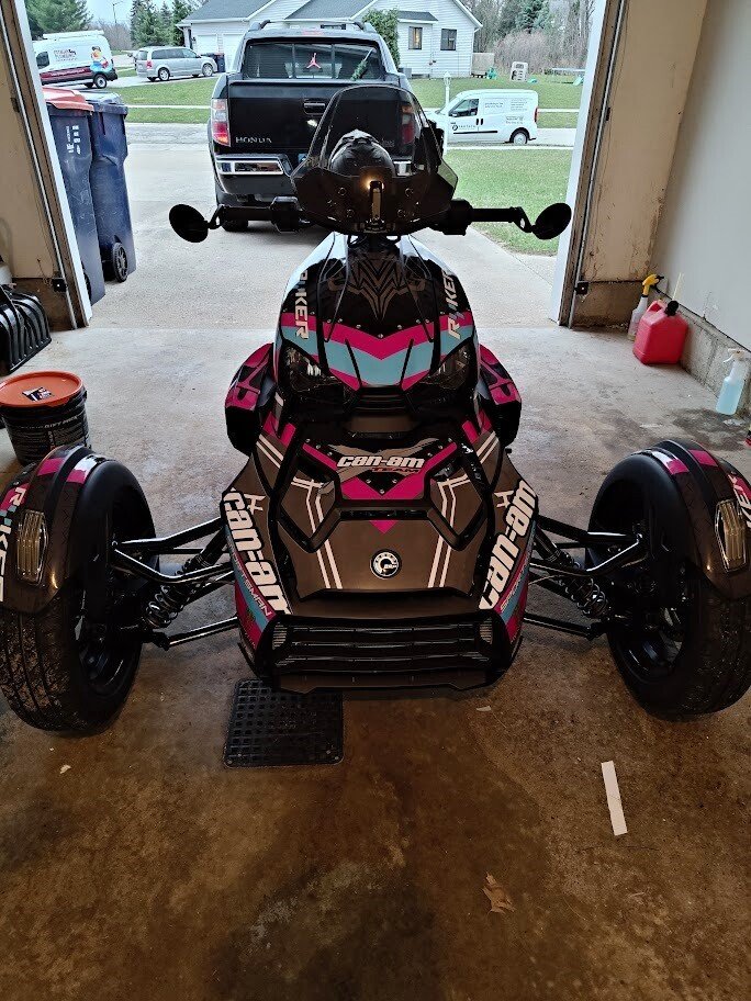 GRAPHICS KIT FOR CAN AM RYKER 600 900 2018-2023 2019 20 21 22 DECALS STICKERS