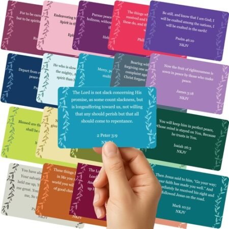 80 Unique Bible Verse Cards - Mini Scripture Cards for Women