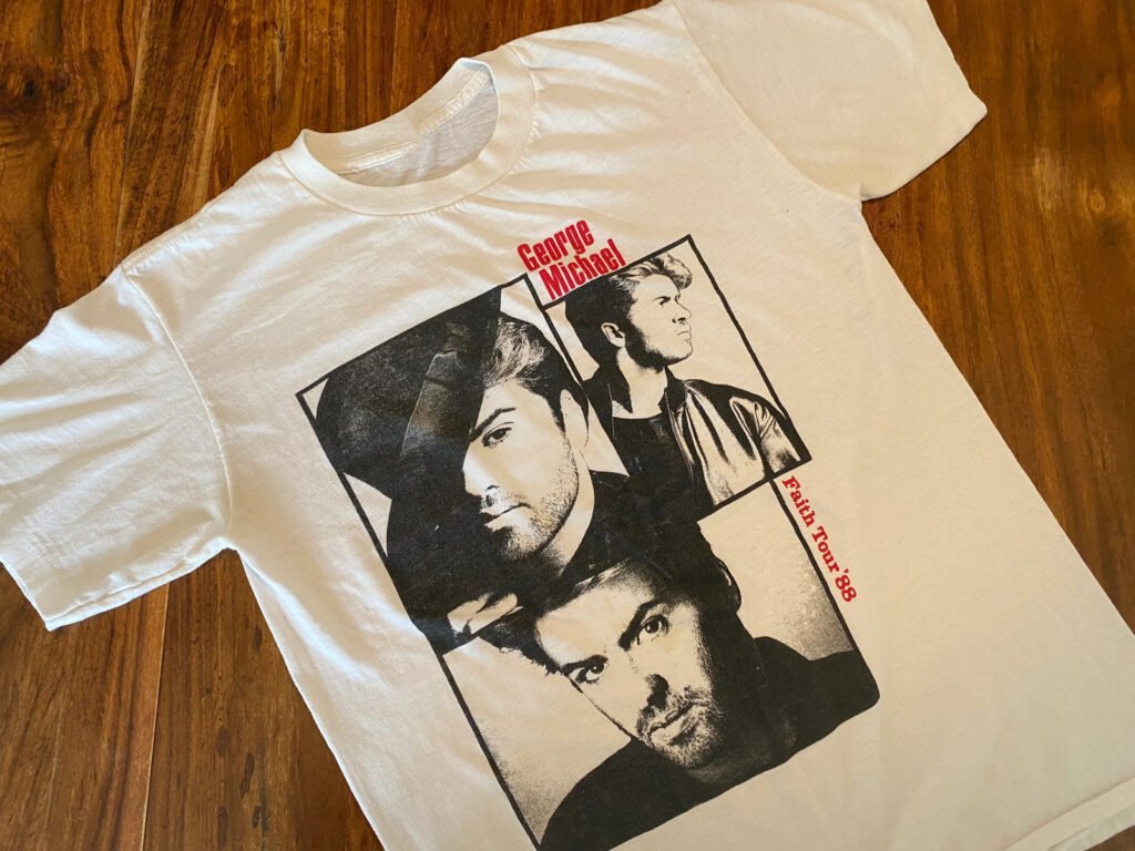 New popular George Michael Faith Short Sleeve Cotton All size Shirt D782