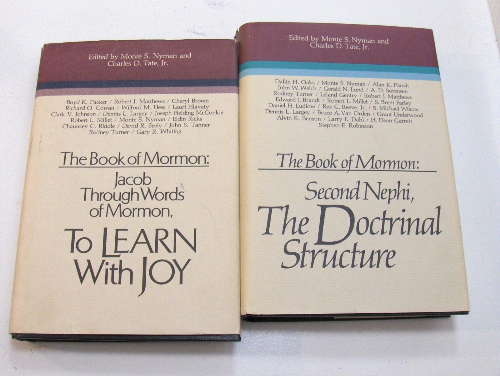 THE BOOK OF MORMON: 2nd Nephi-Jacob Through Words of Mormon Set of 2 LDS