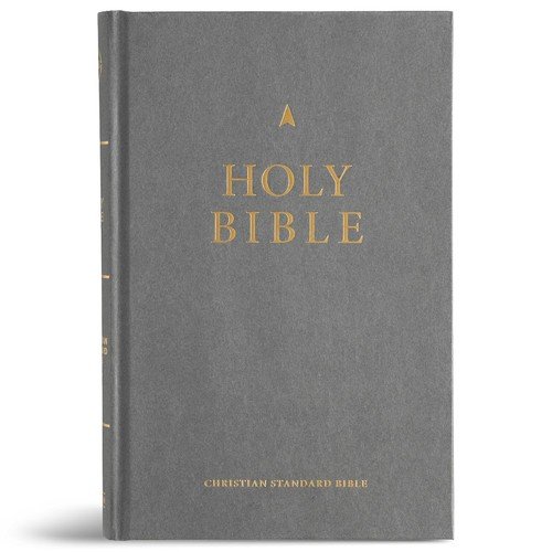 CSB Church Bible, Charcoal Hardcover Hardcover by Csb Bibles by Holman