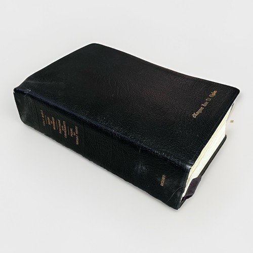 LDS Large Quad Scriptures Cambridge Black Leather Holy Bible Book of Mormon D&C
