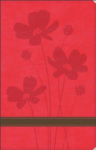 GW Thinline Bible Rose/Brown, Flower Design Duravella