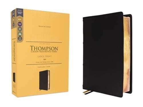 Kjv, Thompson Chain-Reference Bible, Large Print, Genuine Leather, Cowhide,: New