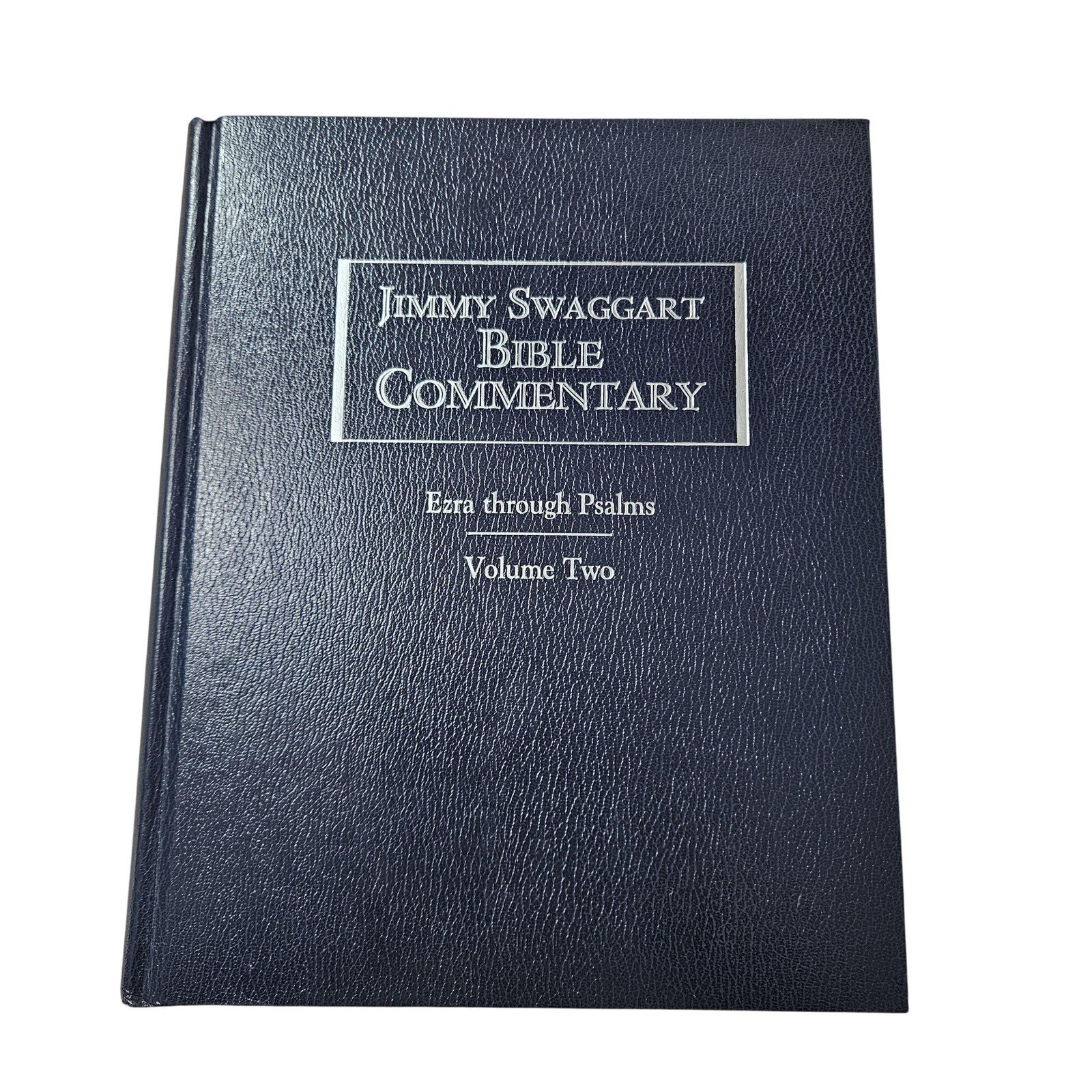 Jimmy Swaggart Bible Commentary Ezra Through Psalms Vol 2 Black HC 1993 Study