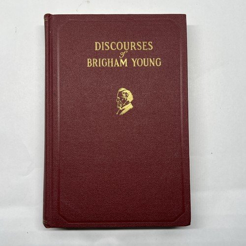 Discourses of Brigham Young HC Book Mormon LDS 1954 Antique Acceptable