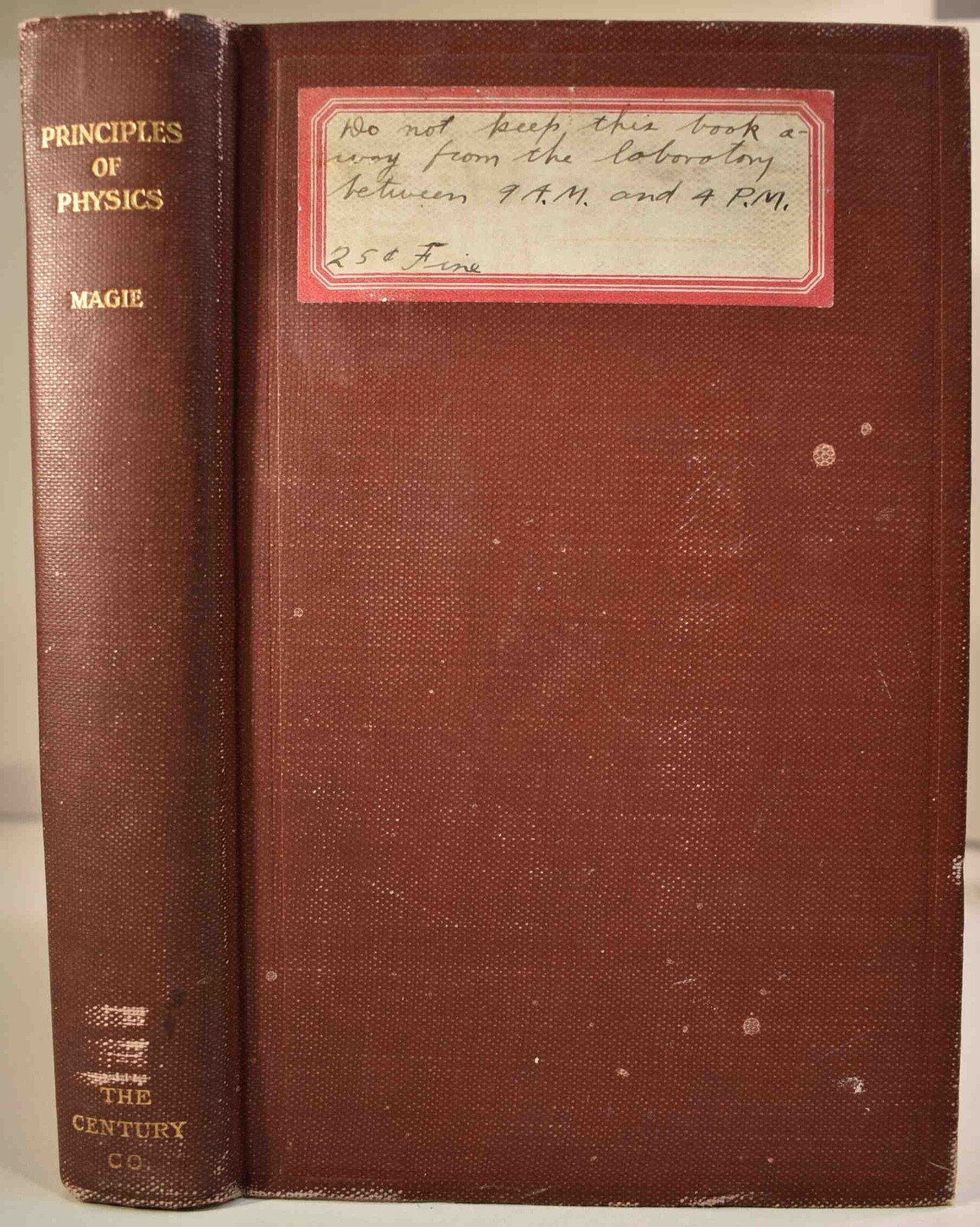 1911 JOSEPH F MERRILL SIGNED  Magie’s Principles of Physics Book MORMON EDUCATOR