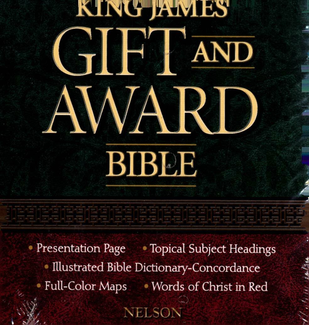 holy bible king james gift and award bible