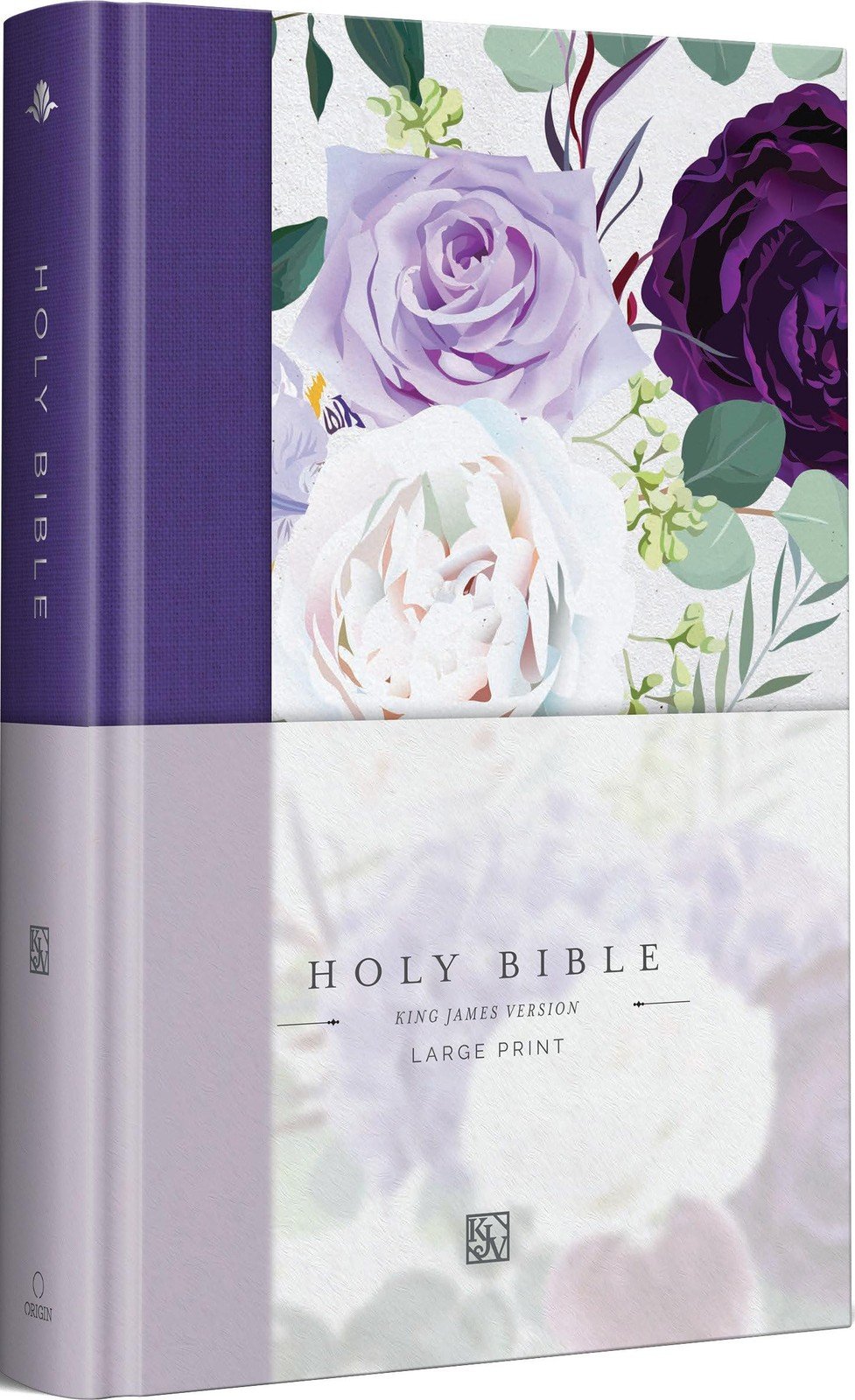 KJV Holy Bible – Large Print, Hardcover, Purple, Red Letter by Origin