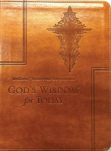 God’s Wisdom for Today – My Daily Scripture Devotional – Bonded Leather – GOOD