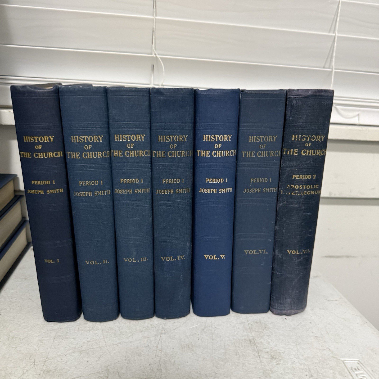 1-7 Volume Hardcover LDS Mormon History Of The Church No Index