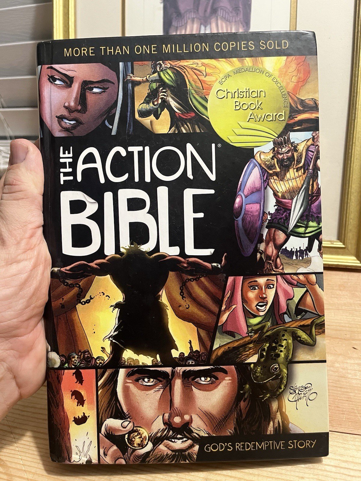 2010 The Action Bible 1st Edition Hardcover Book
