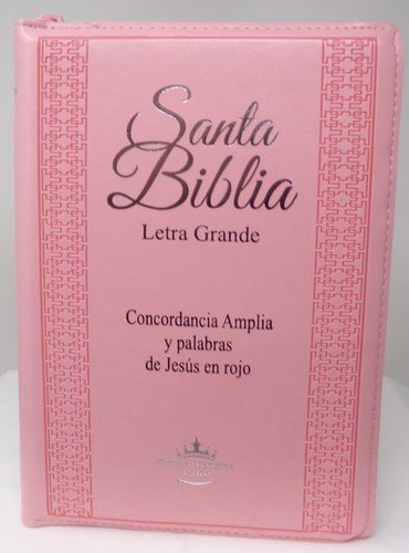 Biblia Letra Grande con Cierre y Concordancia RV1960, Manual imit. piel, *SKU1-5