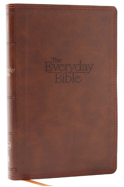 Nkjv, the Everyday Bible, Brown Leathersoft, Red Letter, Comfo Imitation Leather