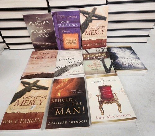 Lot Of 10 Christian Religious Books Jesus God Bible Sermons Second Coming