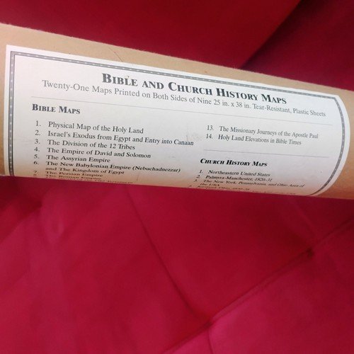 Bible and Church History Maps LDS Scripture 21 Maps Both Sides 9 Plastic Sheets
