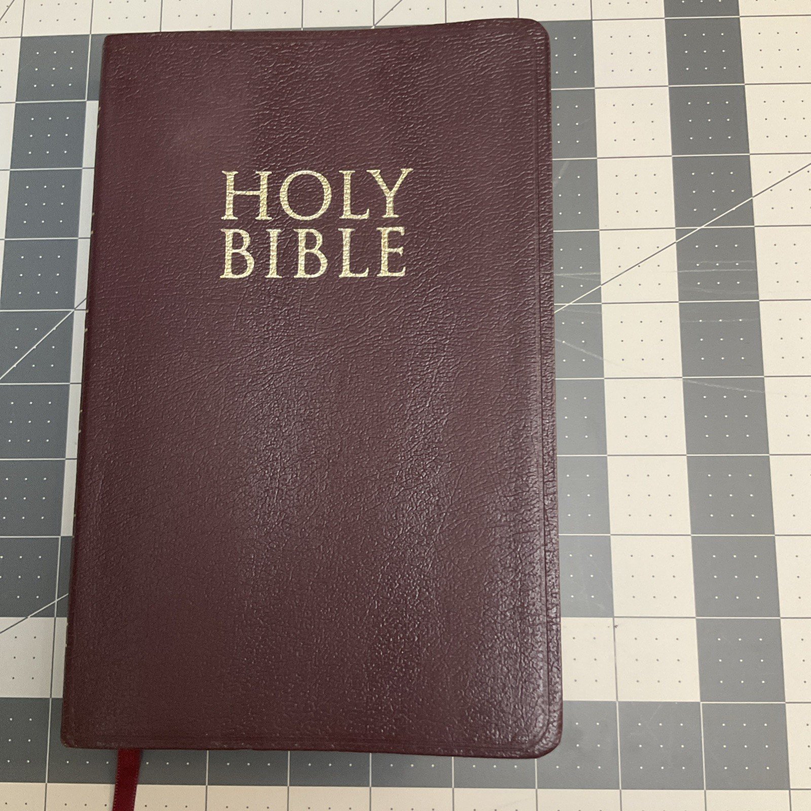 Holy Bible KJV King James Version Reference Bonded Leather Red Letter Softback