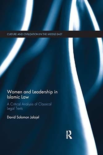 Women and Leadership in Islamic Law: A Critical Analysis of Classical Legal Text