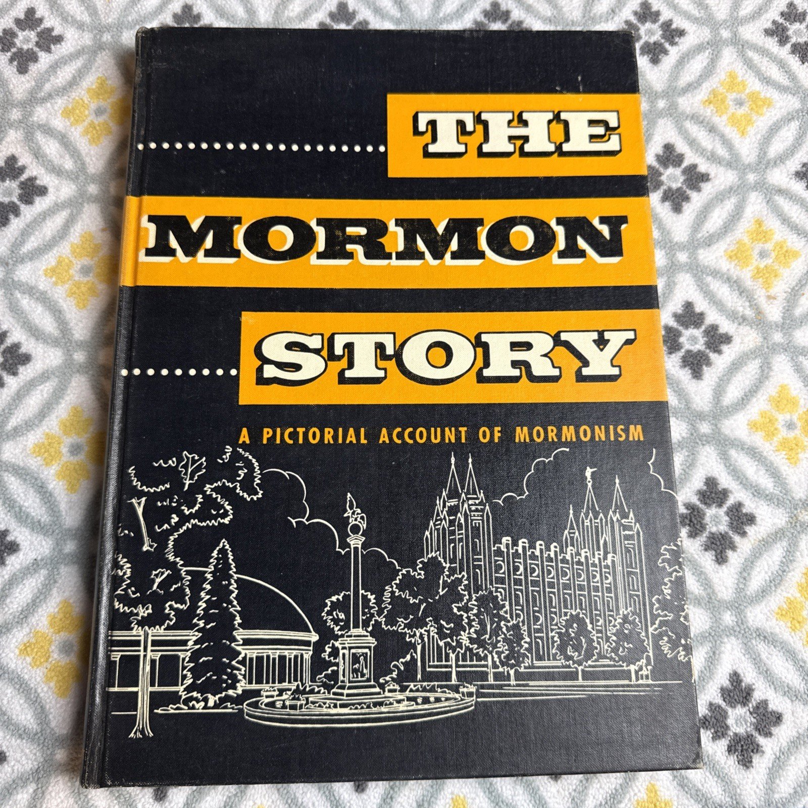 THE MORMON STORY Pictorial Account Rulon Howells 1963 Hardback Book Vintage LDS
