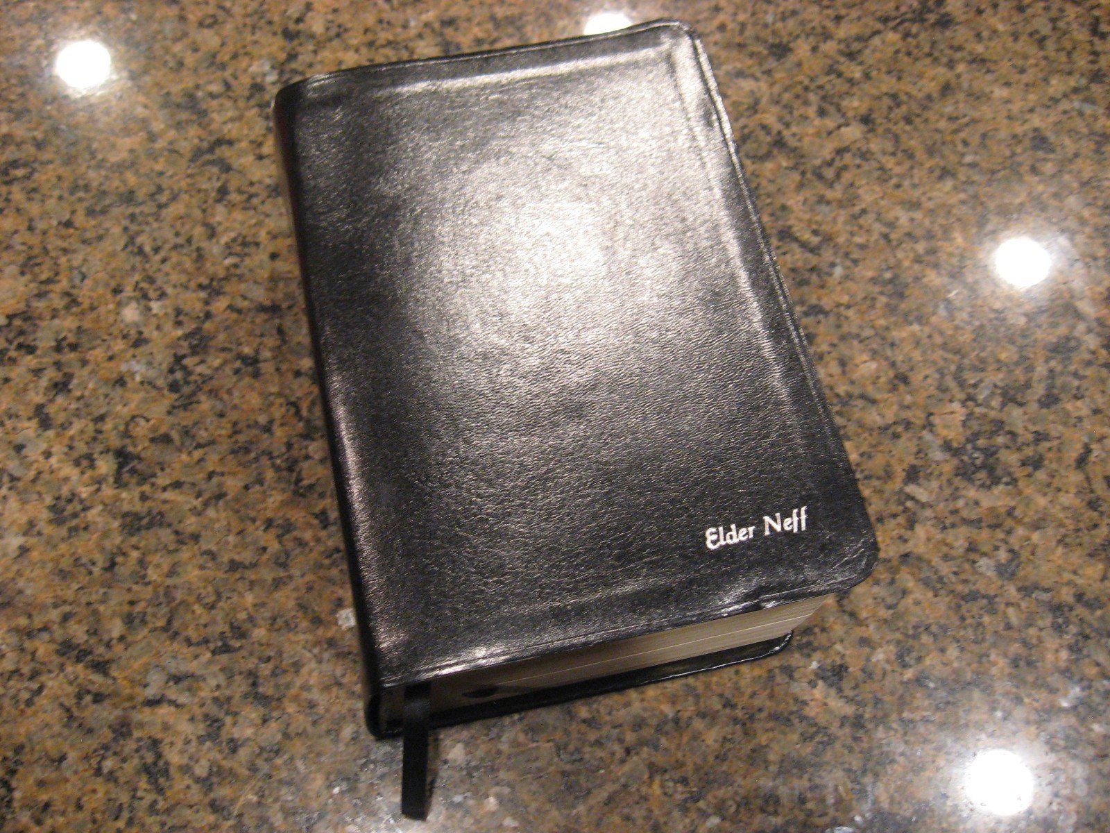2023 LDS Book of Mormon D&C Holy Bible Pearl GP Quad Black Leather Scriptures