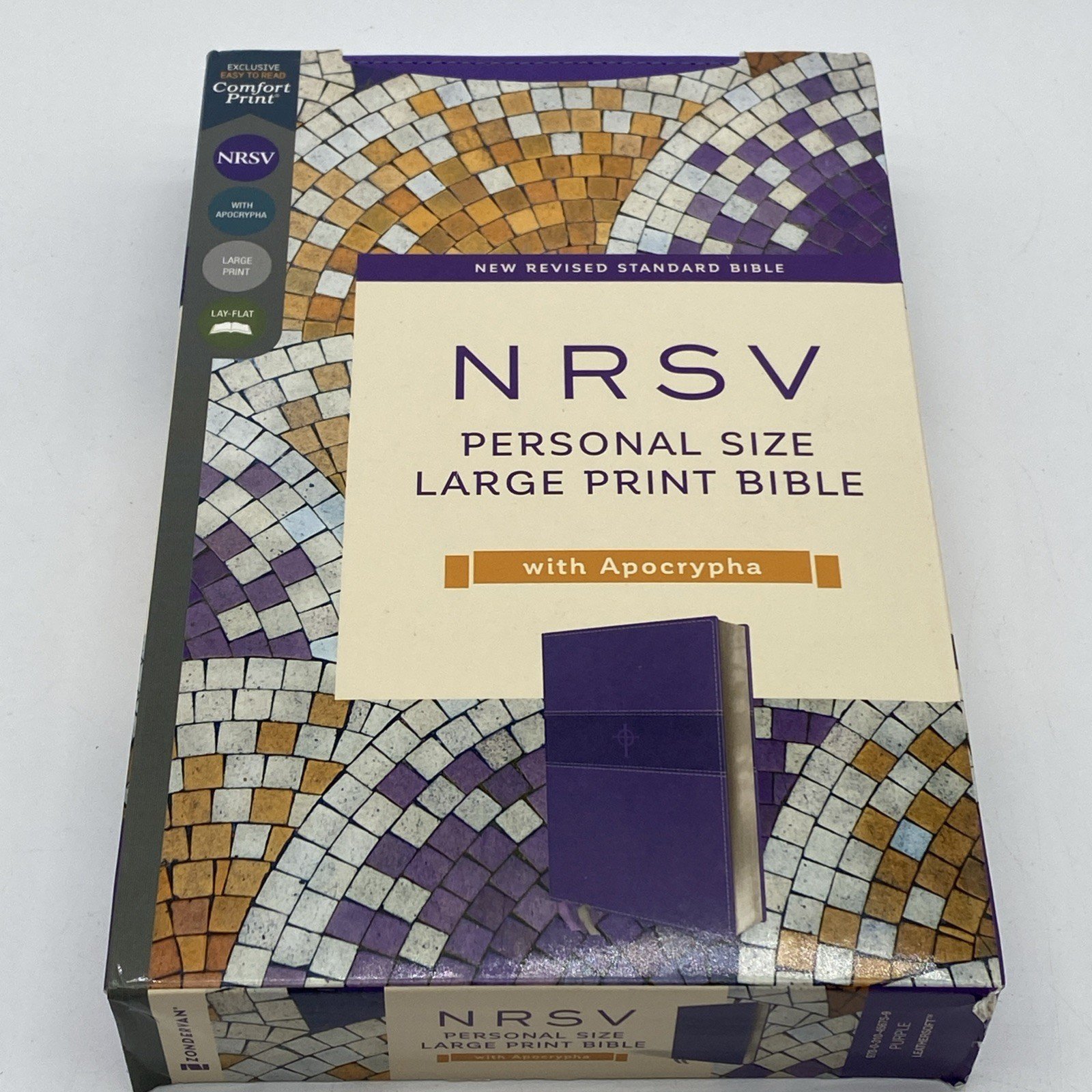 NRSV, Personal Size Large Print Bible with Apocrypha, Leathersoft by Zondervan