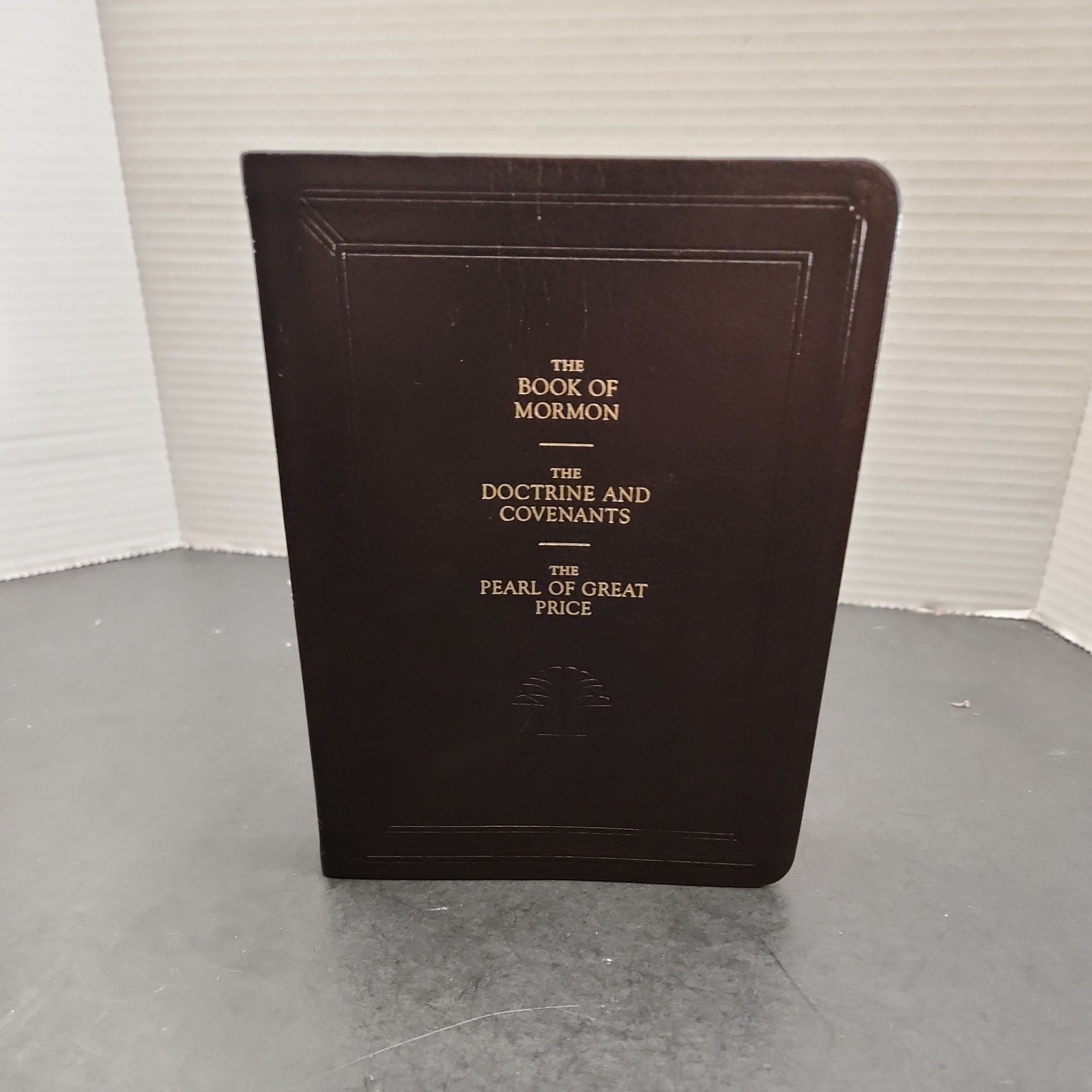LDS Triple Combination – Invecchiato Leather Bound Indexed Scriptures, 2016