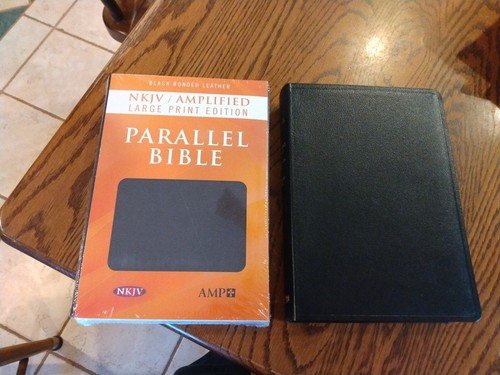 NKJV & Classic Amplified 1987 AMPC Parallel Bible – Black Bonded Leather