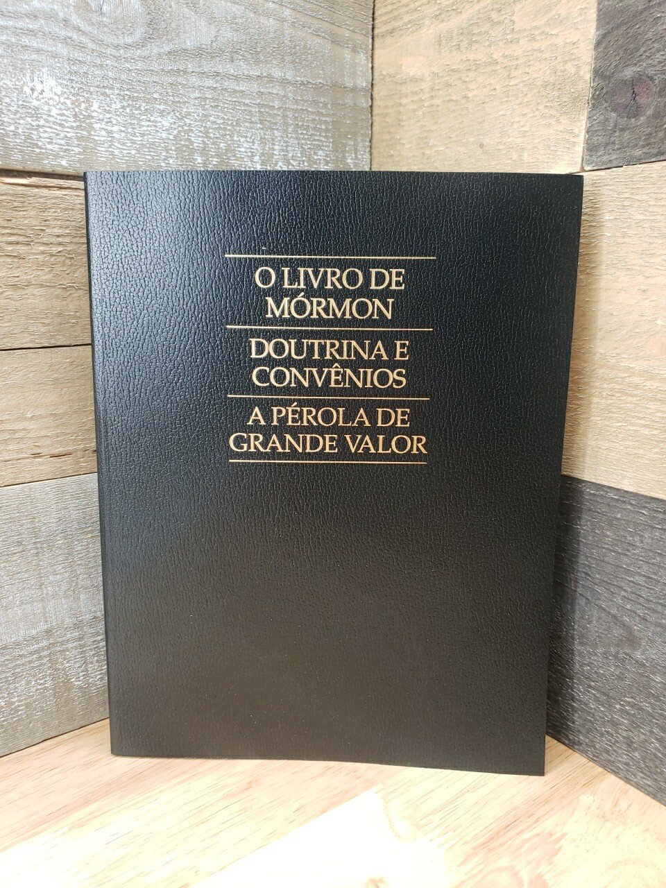 Large Print Type Portuguese LDS Triple Book Of Mormon