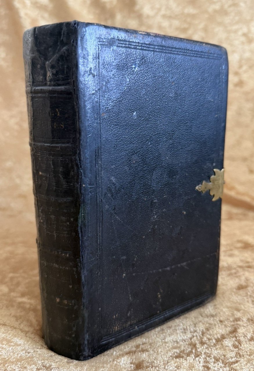 **RARE** Plano 1867 Holy Scriptures Bible Vintage Mormon Book