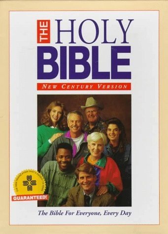 HOLY BIBLE, NEW CENTURY VERSION: BURGUNDY LEATHERFLEX By Word Publishing *VG+*