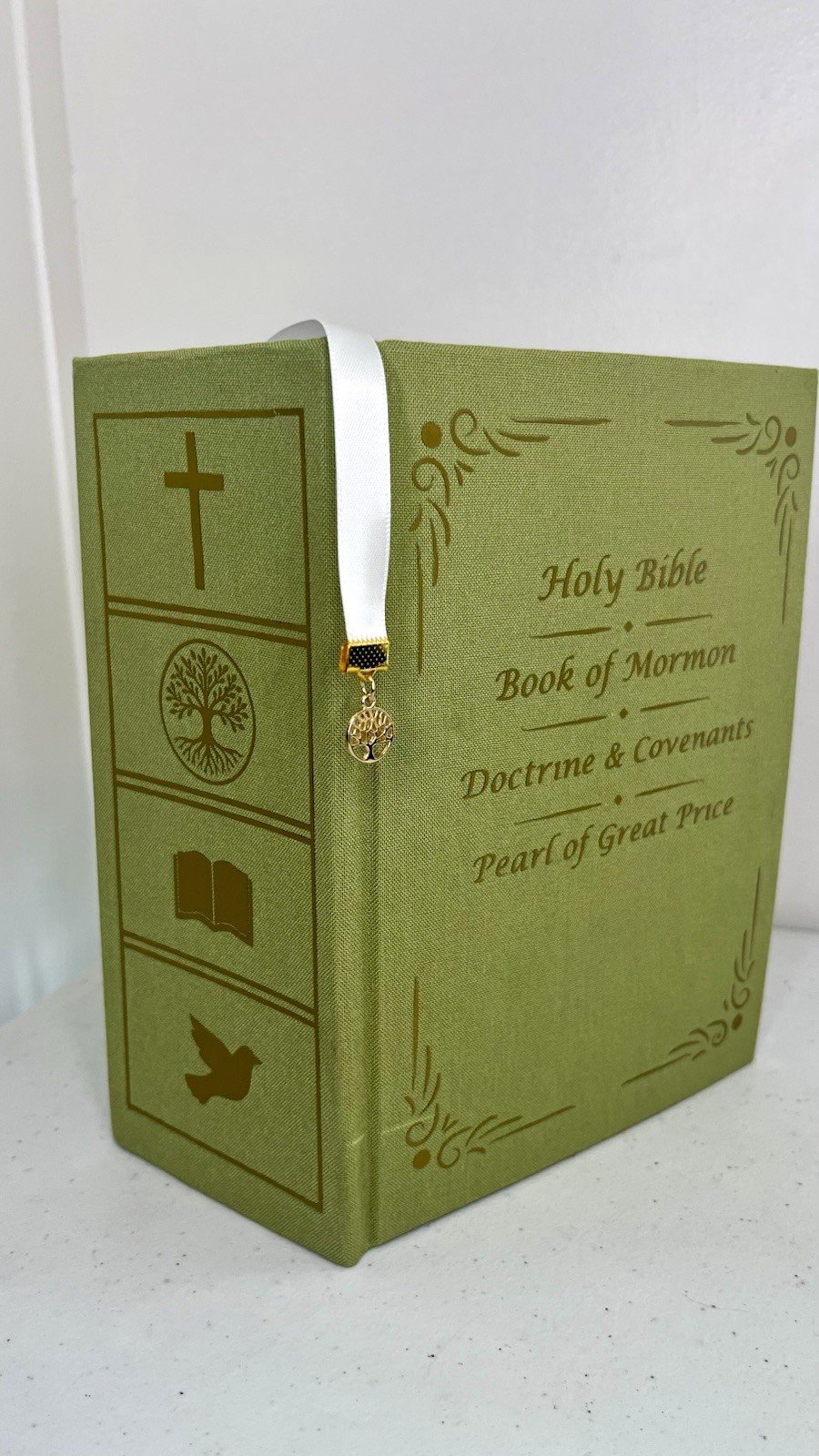 LDS Triple Combination Holy Bible/Book of Mormon Hardcover English REBIND